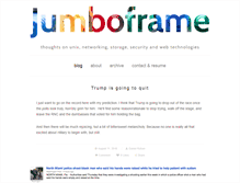 Tablet Screenshot of jumboframe.net